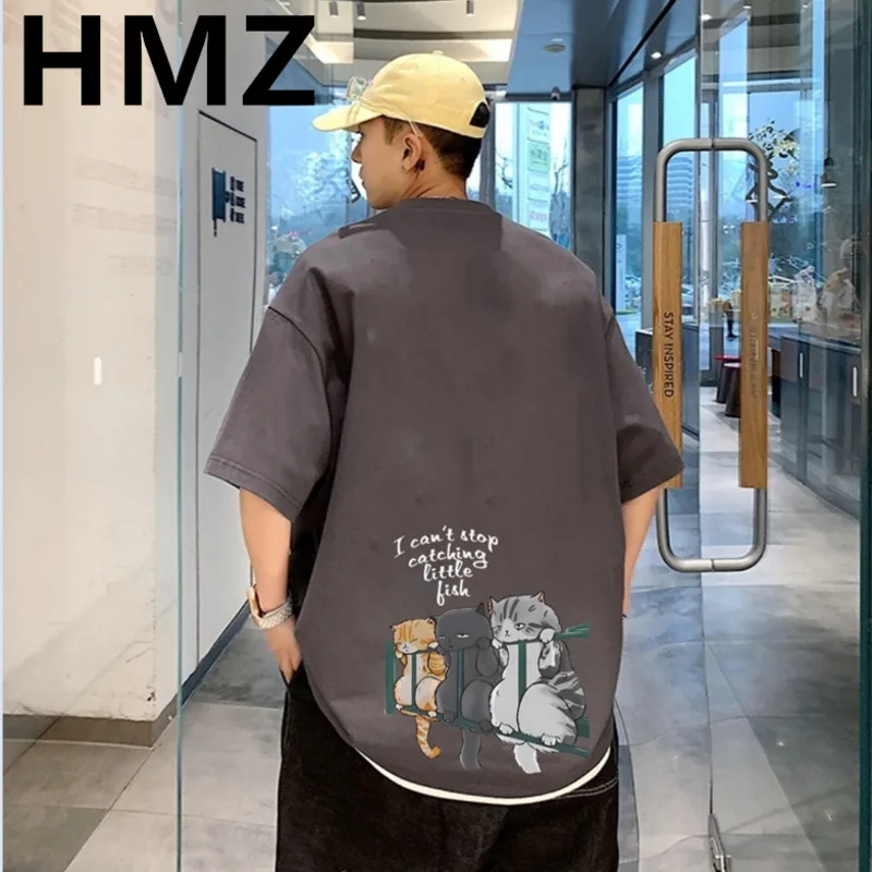 HMZ 남성용 코튼 티셔츠 핫딜